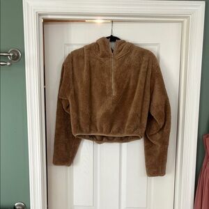 Ardene Cozy Cropped Fuzzy Hoodie